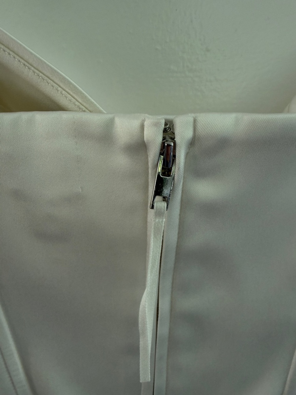 Aritzia TEN white satin bustier corset top - Picture 5 of 7